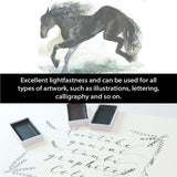 Colores de grafito de acuarela Kuretake Gansai Tambi 