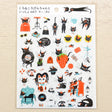 A sticker featuring a stylish black cat named 'Robin-chan' as the main character.
Robin-chan's pose, which gives off the unique softness of cats, is irresistibly cute.


Printed on PET material, the stickers have a smooth, durable finish that’s easy to peel and place - great for both everyday use and special projects.

✨ Product Details

Smooth, durable PET sticker material
Perfect for planners, journals, scrapbooking, and cardmaking
Backing Sheet Size: 141 × 188 mm
Sticker sheet size: 138 × 170 mm