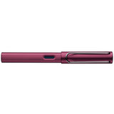 Light, lighter, LAMY AL-star: the writing classic made of resistant aluminium masters all challenges of everyday life in style. The transparent grip lies comfortably in the hand and, with an unobstructed view of the ink duct, turns the functional into a visual highlight. The series is ever inspiring with new special editions in current trendy colours and is thus an inspiring must-have in any pencil case.

Lightweight fountain pen with polished steel nib and ergonomic grip made of high-quality transparent pl