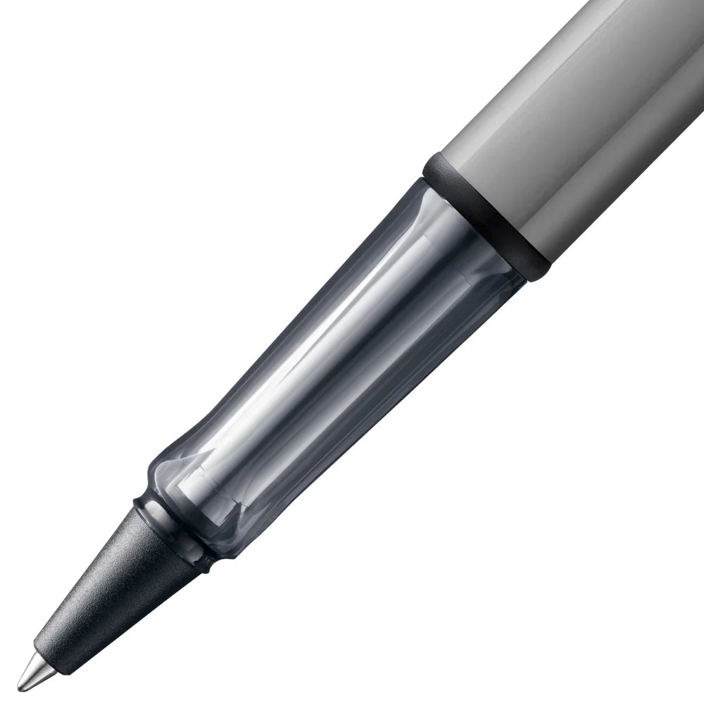 Light, lighter, LAMY AL-star: the writing classic made of resistant aluminium masters all challenges of everyday life in style. The transparent grip lies comfortably in the hand and, with an unobstructed view of the ink duct, turns the functional into a visual highlight. The series is ever inspiring with new special editions in current trendy colours and is thus an inspiring must-have in any pencil case.

Lightweight rollerball pen with ergonomic grip made of high-quality transparent plastic.

Distinctive m
