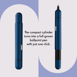 LAMY Pico Ballpoint Pen - Imperial Blue

Innovative pocket pen full of transformative power.

The LAMY pico reaches unimagined greatness under pressure: the innovative pocket pen transforms into a full-size biro with just one finger movement thanks to an ingenious double push mechanism inside. Strikingly different and surprising, it brings a piece of innovation to even the smallest pencil case or even trouser pocket as a handy everyday companion.&nbsp;

Matte dark blue lacquer finish with 1 refill of LAMY M