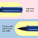 Fountain pen, icon, global success: the LAMY safari has been a beloved classic since its introduction in the 1980s and enjoys a cult status untypical for a writing instrument. Countless colours and ever-changing special editions make hearts beat faster - whether for the pencil case or the carefully curated fountain pen collection.

The LAMY safari is more than the sum of its details: it is aesthetic, robust and individual. The distinctive, self-sprung clip keeps the writing instrument securely fastened in p