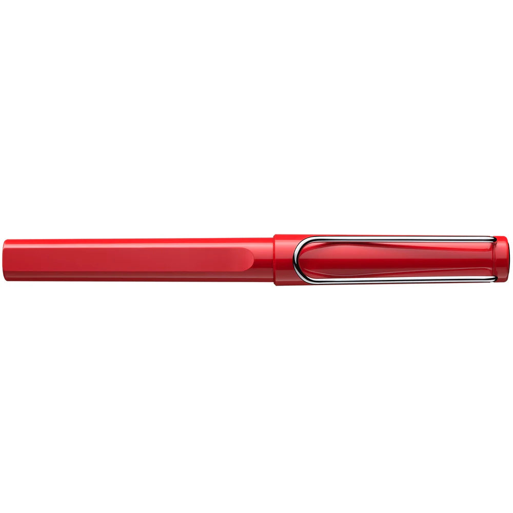 Fountain pen, icon, global success: the LAMY safari has been a beloved classic since its introduction in the 1980s and enjoys a cult status untypical for a writing instrument. Countless colours and ever-changing special editions make hearts beat faster - whether for the pencil case or the carefully curated fountain pen collection.

The LAMY safari is more than the sum of its details: it is aesthetic, robust and individual. The distinctive, self-sprung clip keeps the writing instrument securely fastened in p