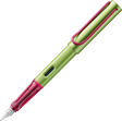 LAMY Special Edition AL-Star Fountain Pen - Disco

Light, lighter, LAMY AL-star: the writing classic made of resistant aluminium masters all challenges of everyday life in style. The transparent grip lies comfortably in the hand and, with an unobstructed view of the ink duct, turns the functional into a visual highlight. The series is ever inspiring with new special editions in current trendy colours and is thus an inspiring must-have in any pencil case.

Lightweight fountain pen with polished steel nib and