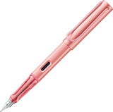 LAMY Special Edition AL-Star Fountain Pen - Flamingo

Light, lighter, LAMY AL-star: the writing classic made of resistant aluminium masters all challenges of everyday life in style. The transparent grip lies comfortably in the hand and, with an unobstructed view of the ink duct, turns the functional into a visual highlight. The series is ever inspiring with new special editions in current trendy colours and is thus an inspiring must-have in any pencil case.

Lightweight fountain pen with polished steel nib 
