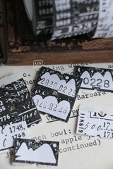 22x12mm
Coated Paper/ not-removable stickers.
±500 pieces
The first sticker is to keep the sticker roll fixe when removing it'll damage the one underneath it