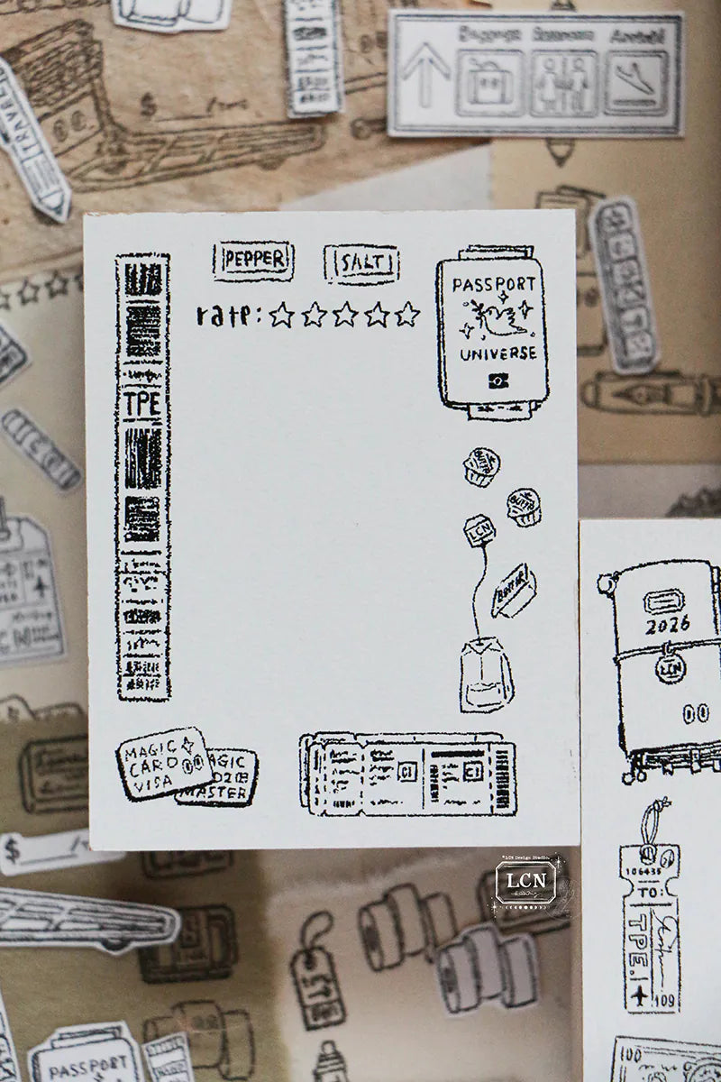 Lin Chia Ning Wooden Stamp - Travel Collection


One (1) Travel Stamp. Four different designs to choose from!


Size: 6.5 x 5 x 2.5 cm
Material: Compressed wood handle rubber stamp