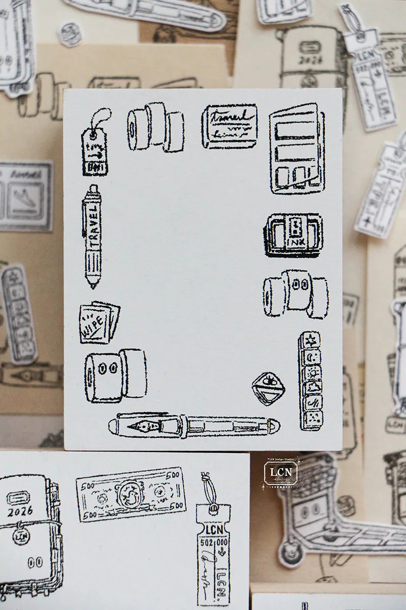Lin Chia Ning Wooden Stamp - Travel Collection


One (1) Travel Stamp. Four different designs to choose from!


Size: 6.5 x 5 x 2.5 cm
Material: Compressed wood handle rubber stamp