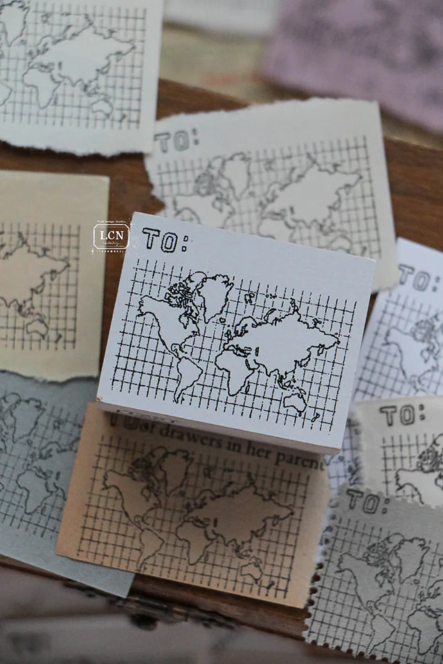Lin Chia Ning Wooden Stamp - World Map


One (1) World Map Stamp. Includes 1 stamp.


Size: 4.5 x 3.5 x 2.5 cm
Material: Compressed wood handle rubber stamp