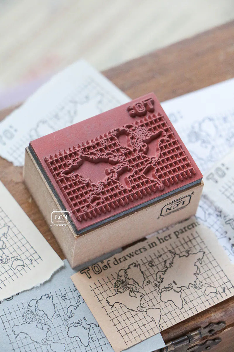 Lin Chia Ning Wooden Stamp - World Map


One (1) World Map Stamp. Includes 1 stamp.


Size: 4.5 x 3.5 x 2.5 cm
Material: Compressed wood handle rubber stamp