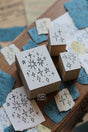 Lin Chia Ning Wooden Stamp Set - Hand Drawn Stars Medium


One (1) Set of Hand Drawn Stars Medium Size Stamp. Includes 3 different stamps


Size:&nbsp;
3 x 4 x 2.5 cm *1
1.5x 2 x 2.5 cm *2
Material: Compressed wood handle rubber stamp