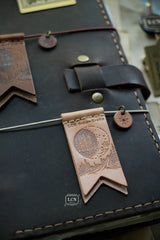 LCN x Ample leather Moon Pennant & Tag Set - Original