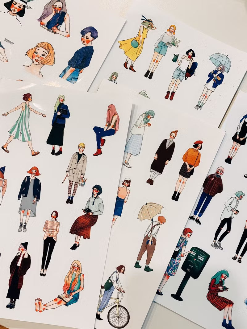 La Dolce Vita - 10th Anniversary Transparent Sticker Set 5 Pieces

Patterns from the past five years have been selected to make this clear sticker set! All 5 sheets include different artwork.&nbsp;

Completely transparent and precut so you can tear it off directly!


Packed in a chain bag

Transparent white ink 80g sticker