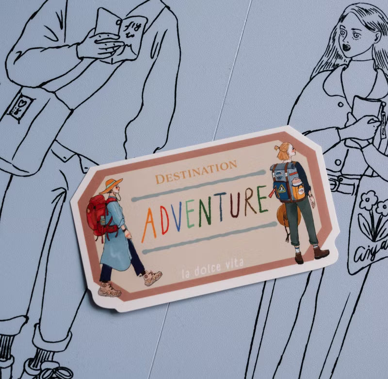 La Dolce Vita - Adventure Waterproof Vinyl Sticker
