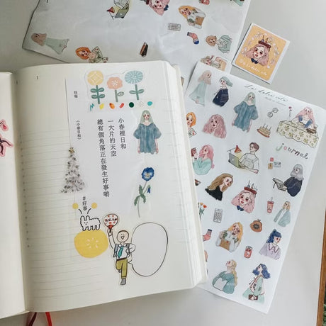 La Dolce Vita - Beautiful Existence A5 Cut Paper Sticker Sheet