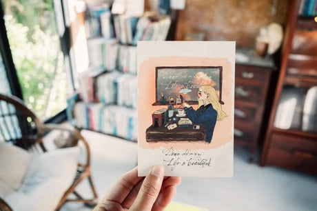 La Dolce Vita - Beautiful Girl Postcard

The wind is sunny.

Now we have a lot of time
to sort through the memories and smiles of the past to
make room for the future.

When you are no longer trekking,
make an effort to clean the soul's dwelling place and
make sure it is clear, warm and bright.

Those days
when we flew together and the
wind and sunshine will come back one day.

Incudes 1 postcard
Size: 105x148 mm
Material: Ivory 250g
Made in Taiwan