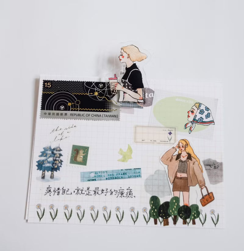 La Dolce Vita - Bubble Tea Girl Acrylic Clip

We happily move forward with a series of five models!

The material is acrylic and the thickness is 3mm.
Very versatile, it is very convenient and cute to use as a decoration.&nbsp;
Each one has a length and width of about 5 cm and is made in Taiwan.