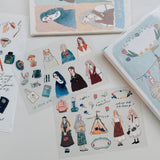 La Dolce Vita - Camping Life Transparent Sticker Set of 2