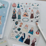 La Dolce Vita - Camping Life Transparent Sticker Set of 2