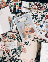 cooking, making fires, drinking tea;
Look at the stars in the dark night.

Let's embark on the journey of life together and
travel the way we love.

Let's not forget those shining and gentle days.

Carefully crafted,
Bringing you a brand new version and format!
The first part is the monthly plan, followed by the weekly plan for 54 weeks.

Highlights:
1. Fill in the date yourself
2. Months from January to December
3. Monthly Notes: 12 patterns in total
4. 54 weeks in total
5.Two styles that we think are the 