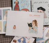 This is passport size, any passport size notebook can be used as a slipcase.

Size: 18x12.7cm
Material: PVC