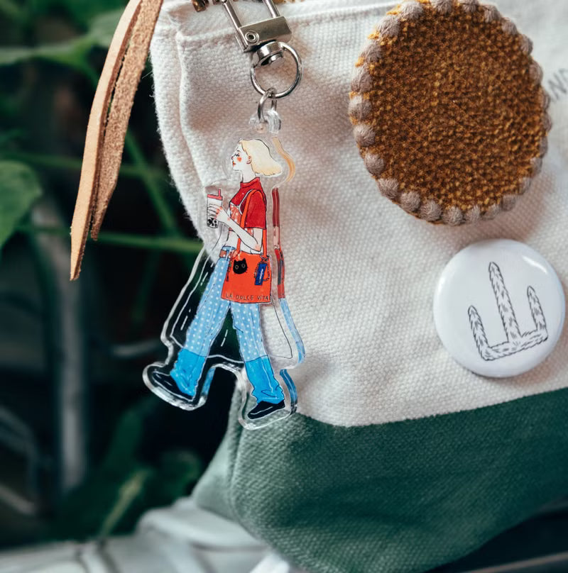 La Dolce Vita - We Happily Move Forward Keychain Collection

We move forward happily!
Bags, backpacks, and notebooks can
be used in a variety of occasions to
accompany you in your life.