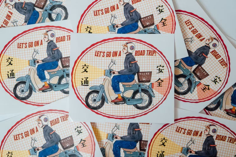 La Dolce Vita - Drive Safely Waterproof Vinyl Sticker