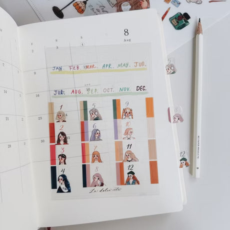 Completely transparent and precut so you can tear it off directly!


One sheet
A6 size 10 x 13 cm
Material: Transparent sticker with white ink on the sticker&nbsp;

Made in Taiwan