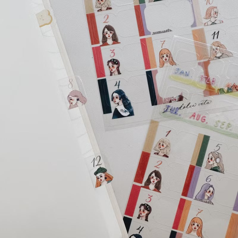 Completely transparent and precut so you can tear it off directly!


One sheet
A6 size 10 x 13 cm
Material: Transparent sticker with white ink on the sticker&nbsp;

Made in Taiwan