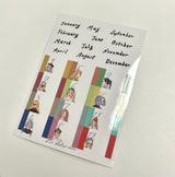 La Dolce Vita - Elegant Women Gallery Index Stickers