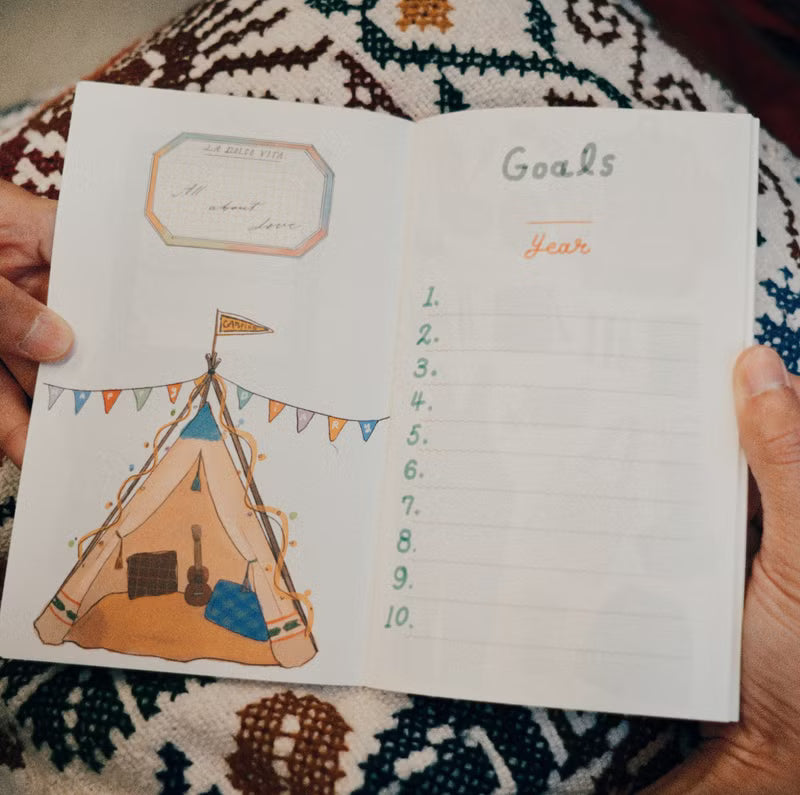 La Dolce Vita - Elegant Women's Gallery 4 Months Weekly Undated Planner


cooking, making fires, drinking tea;
Look at the stars in the dark night.

Let's embark on the journey of life together and
travel the way we love.

Let's not forget those shining and gentle days.

Includes 4 monthly spreads followed by 4 weekly spreads. This planner also includes a goals page, wish list, and grid pages. This planner is undated and can be used any time of year.


Paper: Bird of Paradise
Binding: thread binding
Size: 1