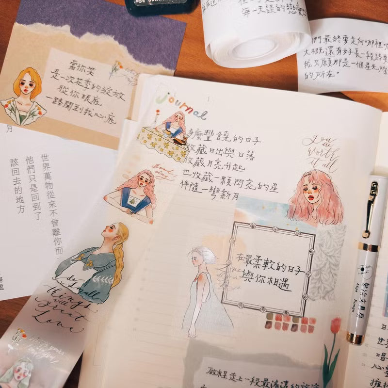 La Dolce Vita - Every Day is New PET Tape

Life is fluid, and
everything spends its life in change.

Every moment is learning,
and every day is new.

"Older people
are still children
when they encounter things
they don't understand, and even if they burn the same firewood
as yesterday, they can't fully understand
today's flames."

Product information:
PET tape
4 cm wide, 10 meters long, 90 cm long
Made in Taiwan