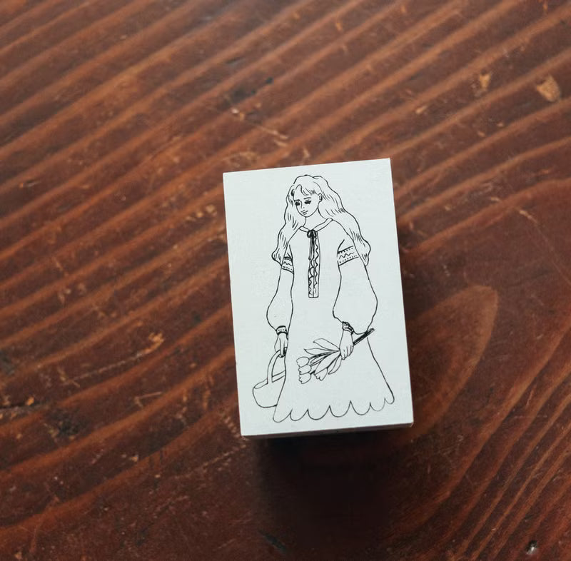La Dolce Vita - Four Seasons Girl Wooden Stamp