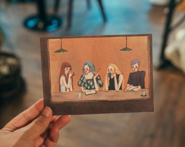 La Dolce Vita - Good Friends Cafe Postcard

Part of the Coffee Girl series postcards


Incudes 1 postcard
Size: 105x148 mm
Material: Ivory 250g
Made in Taiwan