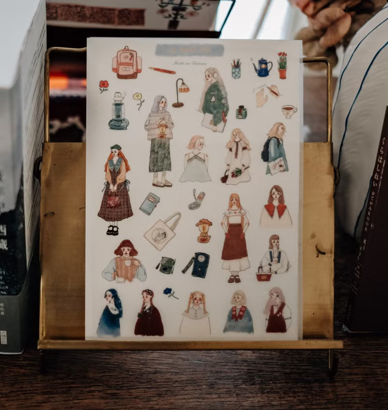 La Dolce Vita - Handbook Time A5 Cut Paper Sticker Sheet