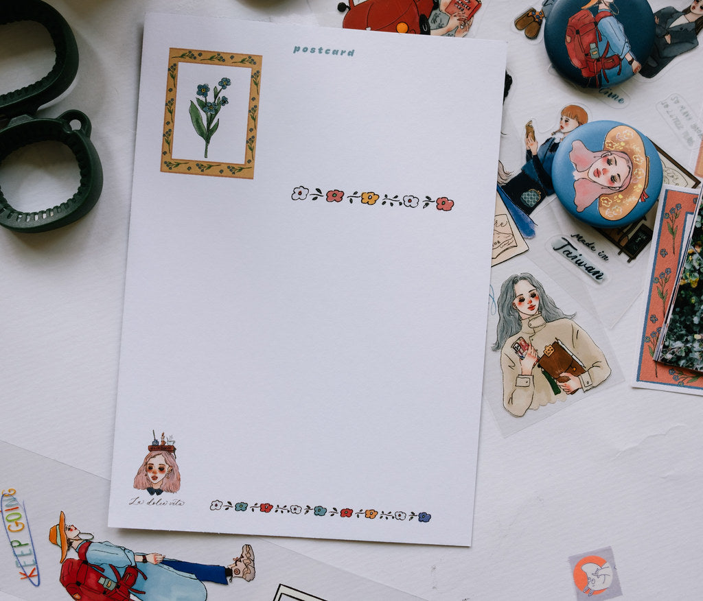 La Dolce Vita - It Is A Good Day To Read A Book Postcard

Because of sunny days, rainy days
, because of broad-mindedness, because of the long
road, because of the coarse tea and light rice, because of the winding
alleys, I don't actually want to go to the bookstore
for anything, I just want to live a life
with a bookstore/


Incudes 1 postcard
Size: 105x148 mm
Material: Ivory 250g
Made in Taiwan