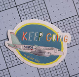 La Dolce Vita - Keep Going Flight Version Waterproof Vinyl Sticker
