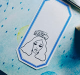 La Dolce Vita - Library Girl Maple Wooden Stamp