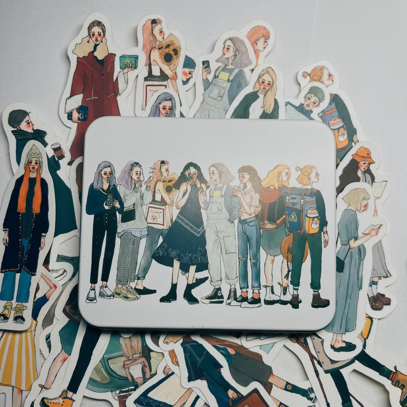 La Dolce Vita - Long Journey Tin Box Sticker Set