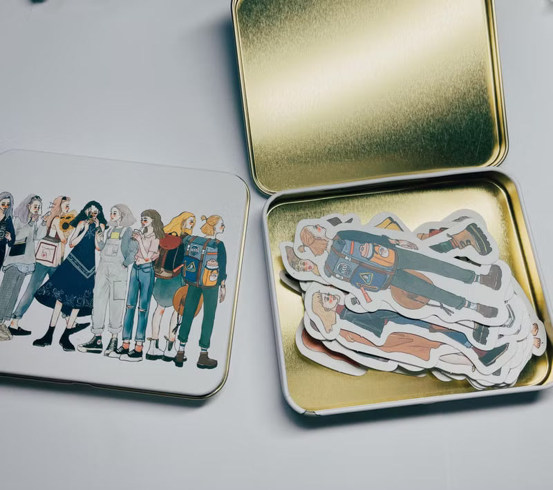 La Dolce Vita - Long Journey Tin Box Sticker Set