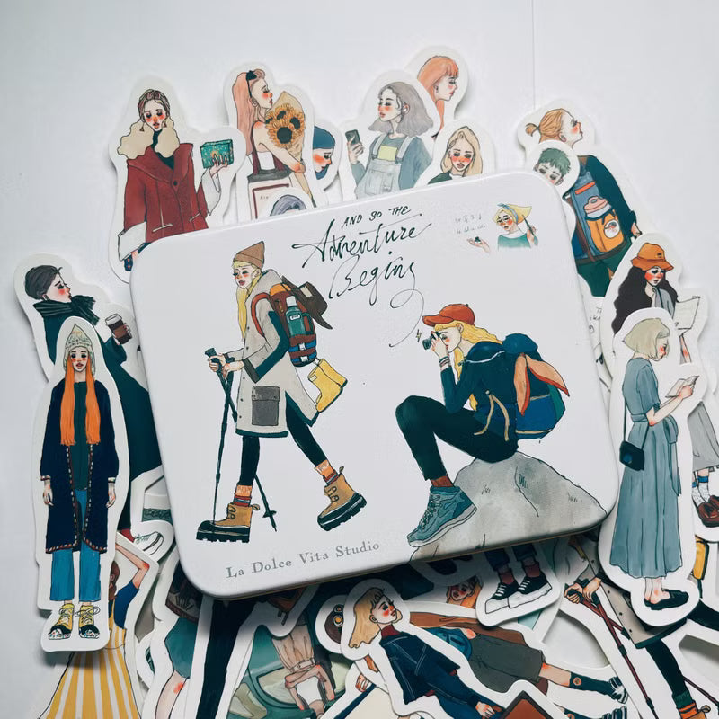 La Dolce Vita - Long Journey Tin Box Sticker Set