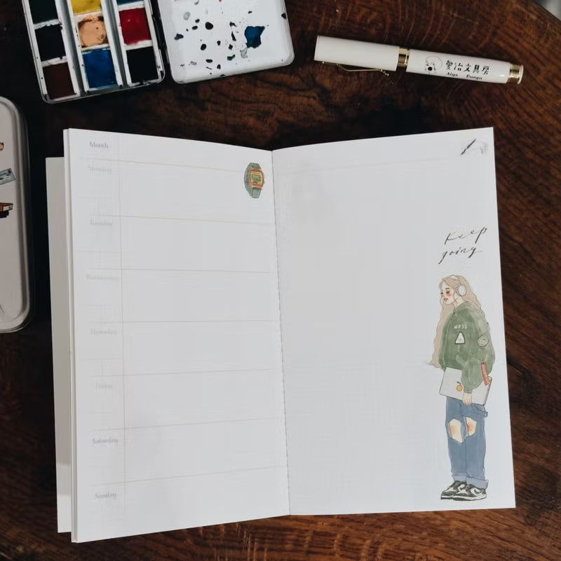 La Dolce Vita - Music Girl Four Months Weekly Undated Planner