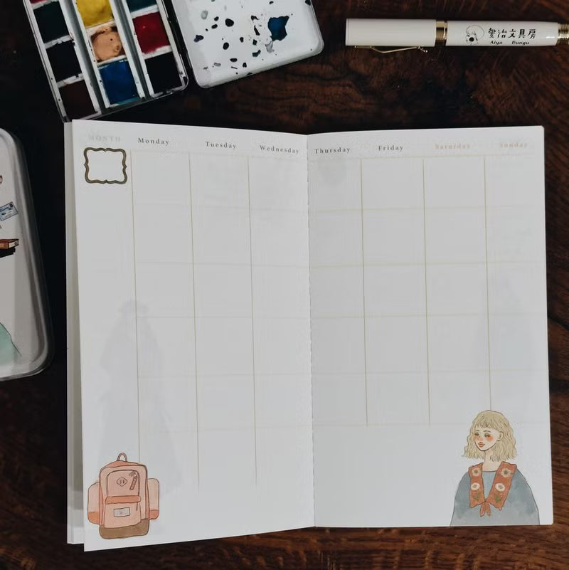 La Dolce Vita - Music Girl Four Months Weekly Undated Planner