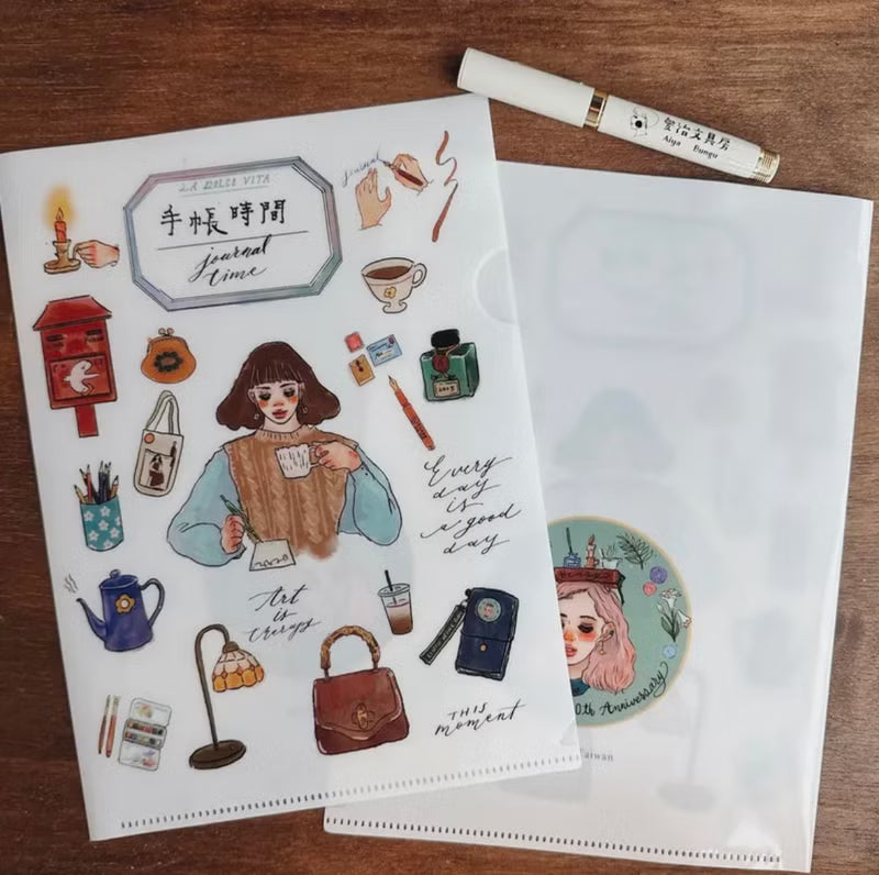 La Dolce Vita - Notebook Time A5 Transparent Folder