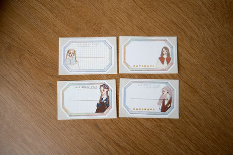 La Dolce Vita - Octagonal Label Stickers Set of 8