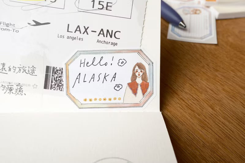 La Dolce Vita - Octagonal Label Stickers Set of 8