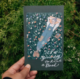 La Dolce Vita - Reading in the Grass Notebook

It is a good day to read a book!
Bring a favorite book,
lie on the grass and let nature read with you.


Blank Pages

48 pages in total.
Paper: Bird of Paradise
Binding: thread binding
Size: 182*110mm


Because the binding is thread binding, there may be threads exposed at the beginning and end.
This is a normal phenomenon and does not affect use.