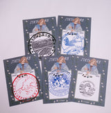 La Dolce Vita - Stamp Collection Card Set

On the way to travel,
I collect stamps from all over the world.

In distant places,
stamp your footprints,
write blessings, and
send them to those who miss you far away.

Or as a travel record and travel diary,
leaving an eternal mark on your life.

/

A set of five postcards sized cards
Size: 108 x 140 mm
Ivory card
Made in Taiwan