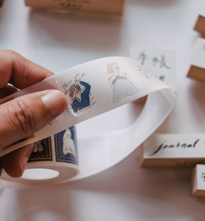 La Dolce Vita - Sweet Mail Washi Tape

Retro and cute stamp-shaped stickers with
washi tape and cutting mold, come with release paper, super easy to use!
It's a good deal to have a 10-meter-long sticker 🥳!


Product information:
Matte Washi Tape with Release Paper
3 cm wide, 10 meters long, 100 cm long
Made in Taiwan