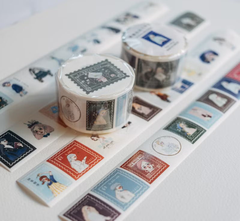 La Dolce Vita - Sweet Mail Washi Tape

Retro and cute stamp-shaped stickers with
washi tape and cutting mold, come with release paper, super easy to use!
It's a good deal to have a 10-meter-long sticker 🥳!


Product information:
Matte Washi Tape with Release Paper
3 cm wide, 10 meters long, 100 cm long
Made in Taiwan